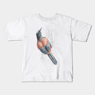 Mr Tieke, New Zealand Saddleback Kids T-Shirt